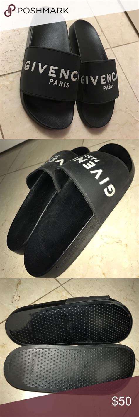 black givenchy slides|givenchy flip flops for women.